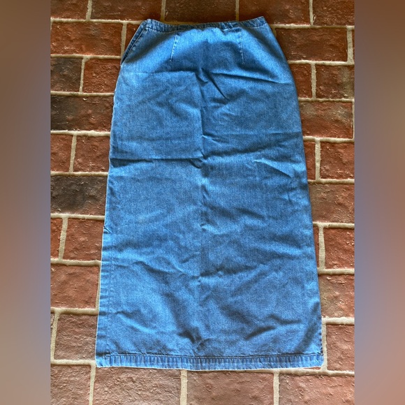 Vintage Eddie Bauer Denim skirt - Picture 1 of 5